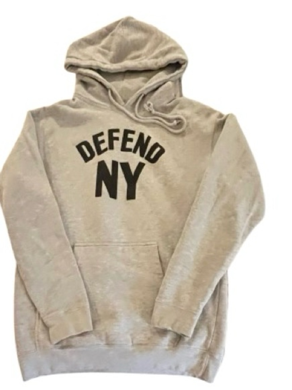 Isles Lab- New York Islanders Defend NY Hoodie - Light Gray Men's Pullover- Med